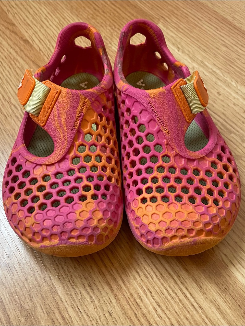 Vivo Barefoot Kids Pink & Orange Ultra Bloom Shoes